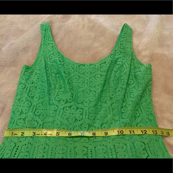 Lilly Pulitzer Posey Daisy Lane green lace dress 2 - Picture 4 of 11